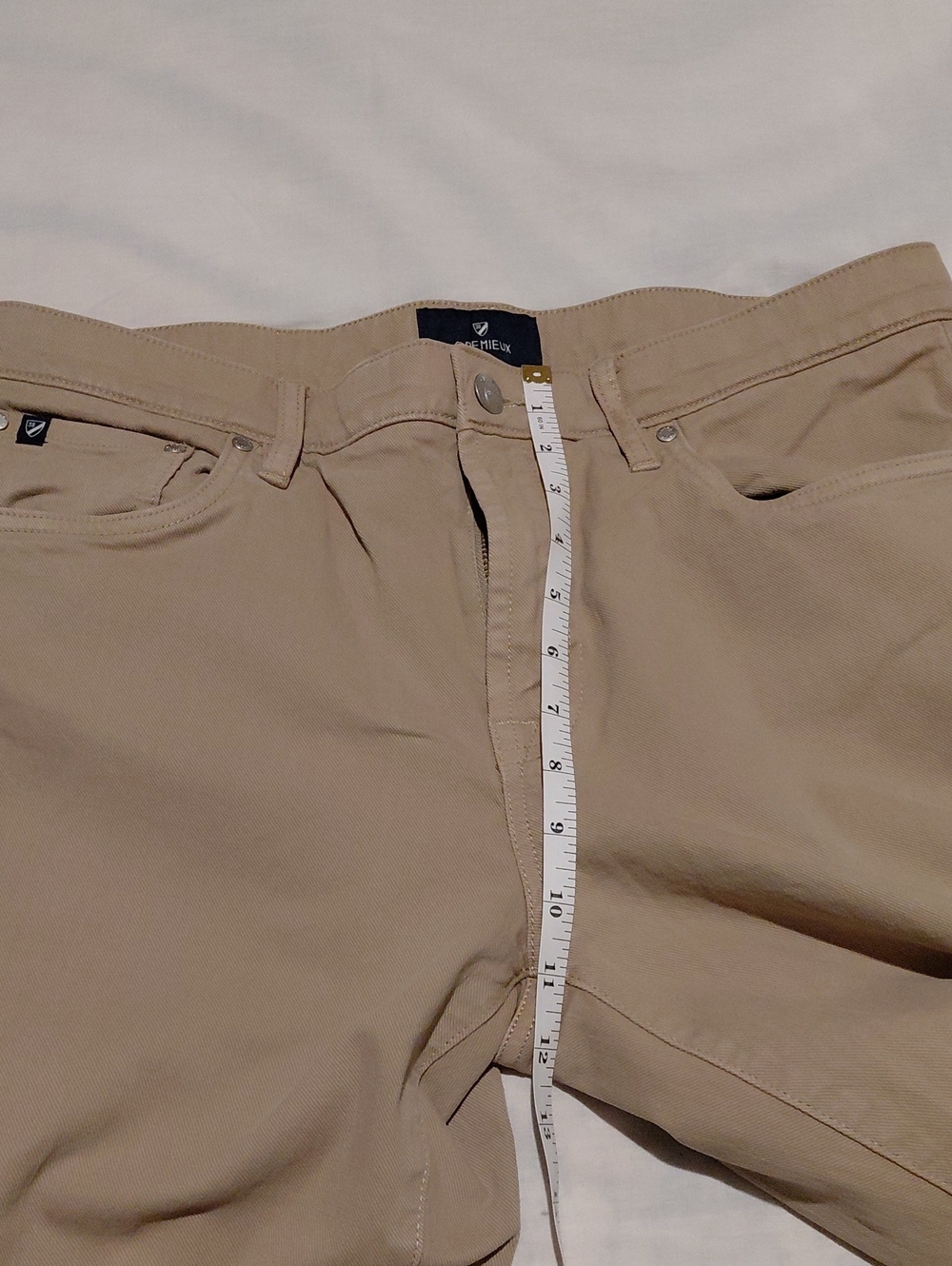 Cremieux Men’s Tan Jeans- 35/32 Classic Slim Fit - Picture 3 of 9